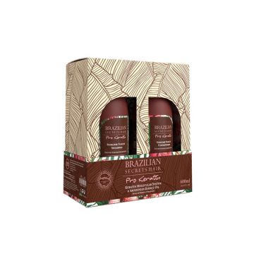 BRAZILIAN SECRETS HAIR Sublime Touch Kit - Kit d'entretien du lissage shampooing 300ml + après-shampooing 300ml